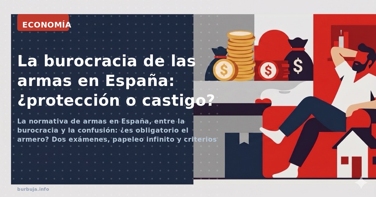 La normativa de armas en España, entre la burocracia y la confusión: ¿es obligatorio el armero? Dos exámenes, papeleo infinit