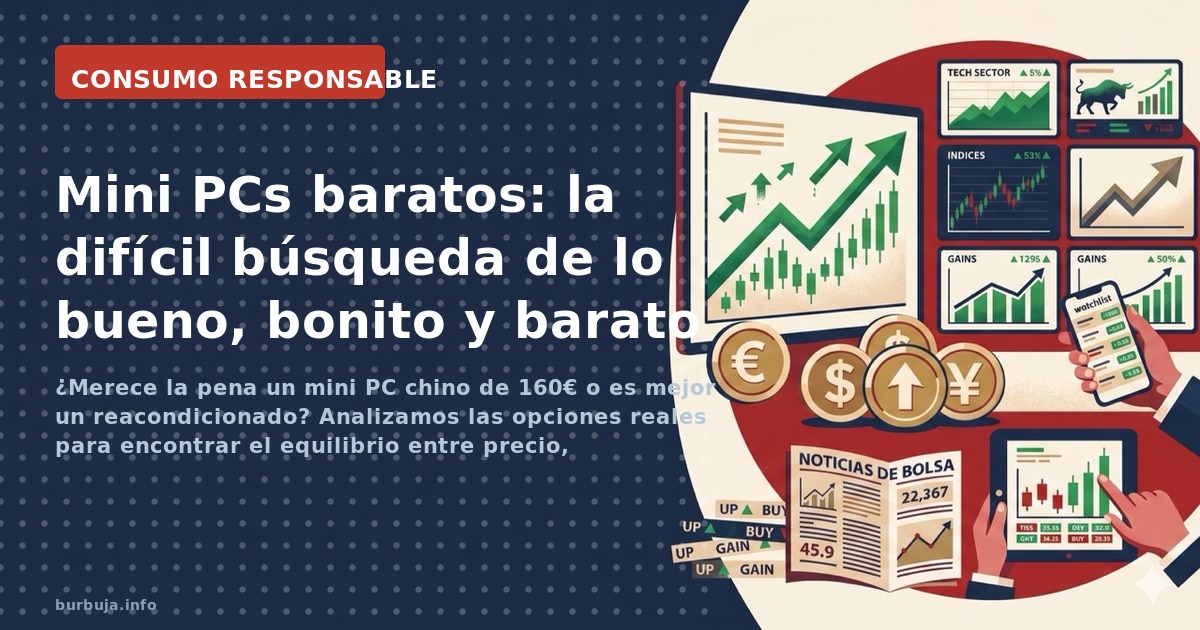 ¿Merece la pena un mini PC chino de 160€ o es mejor un reacondicionado? Analizamos las opciones reales para encontrar el equi