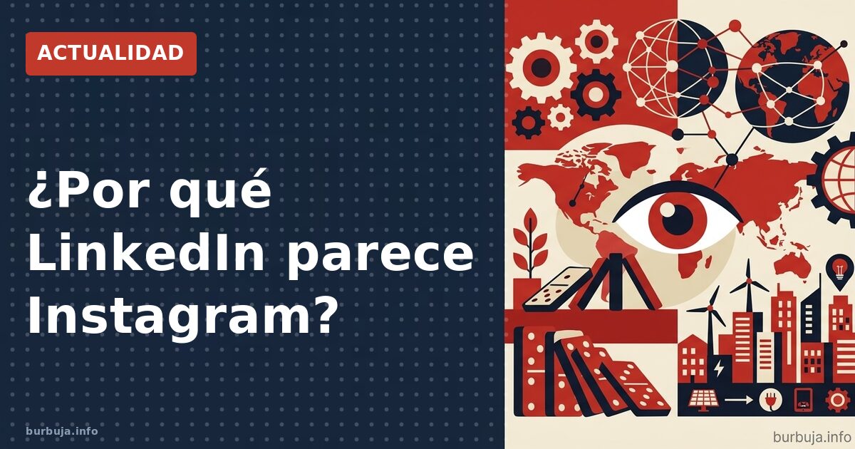 ¿Por qué LinkedIn parece Instagram?