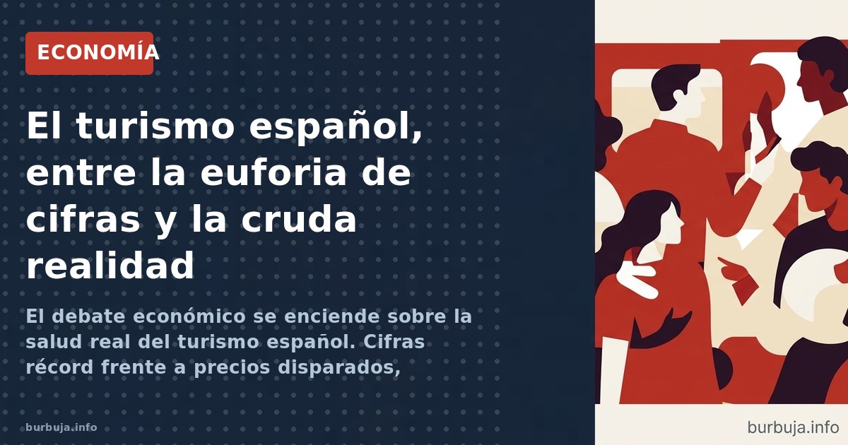 El debate económico se enciende sobre la salud real del turismo español. Cifras récord frente a precios disparados, dependenc