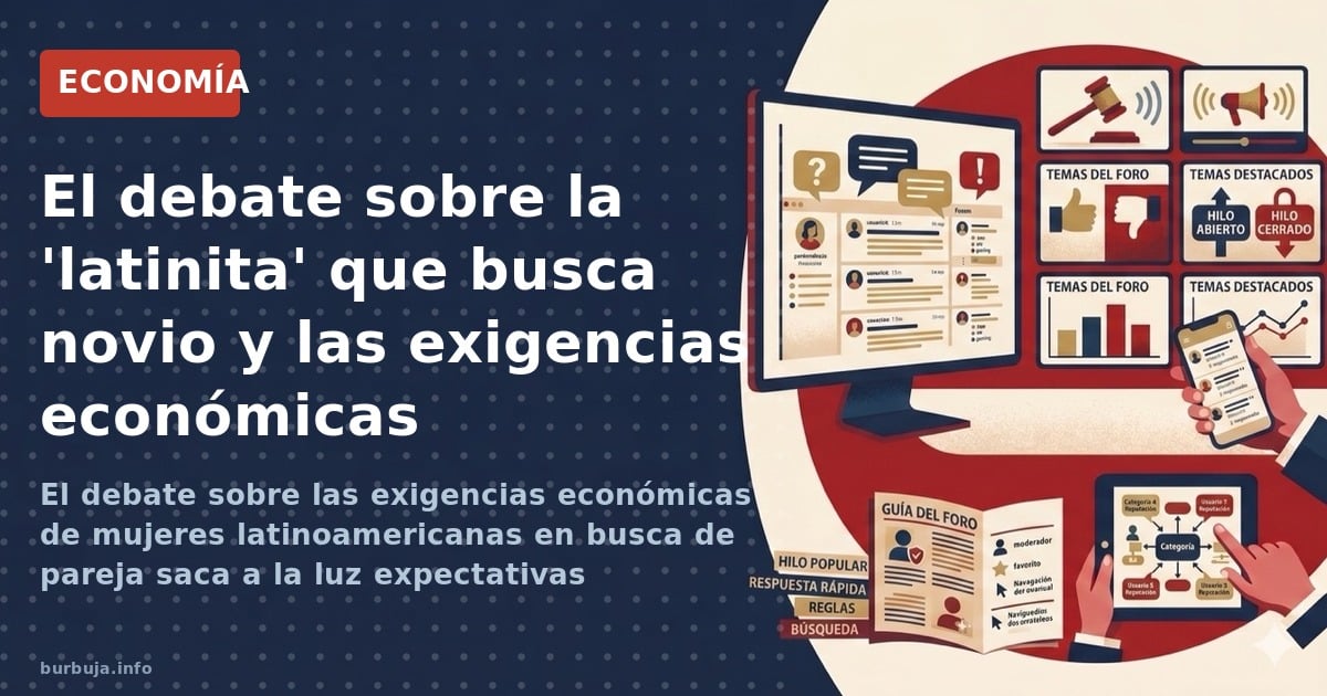 El debate sobre la 'latinita' que busca novio y las exigencias económicas