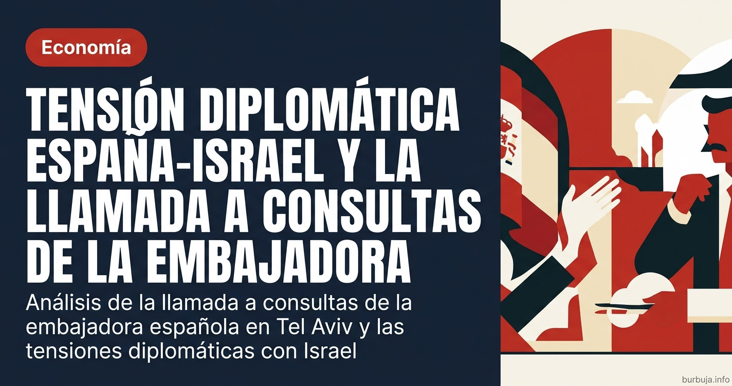 Análisis de la llamada a consultas de la embajadora española en Tel Aviv y las tensiones diplomáticas con Israel