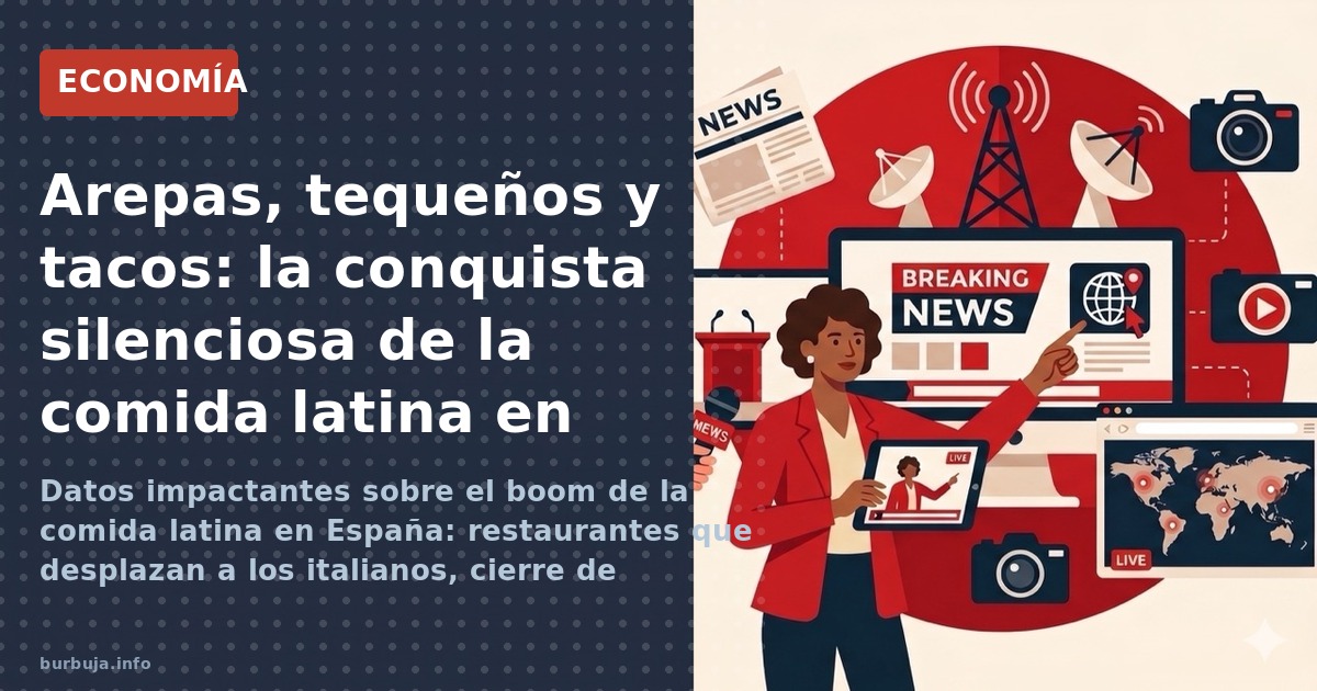 Datos impactantes sobre el boom de la comida latina en España: restaurantes que desplazan a los italianos, cierre de panaderí