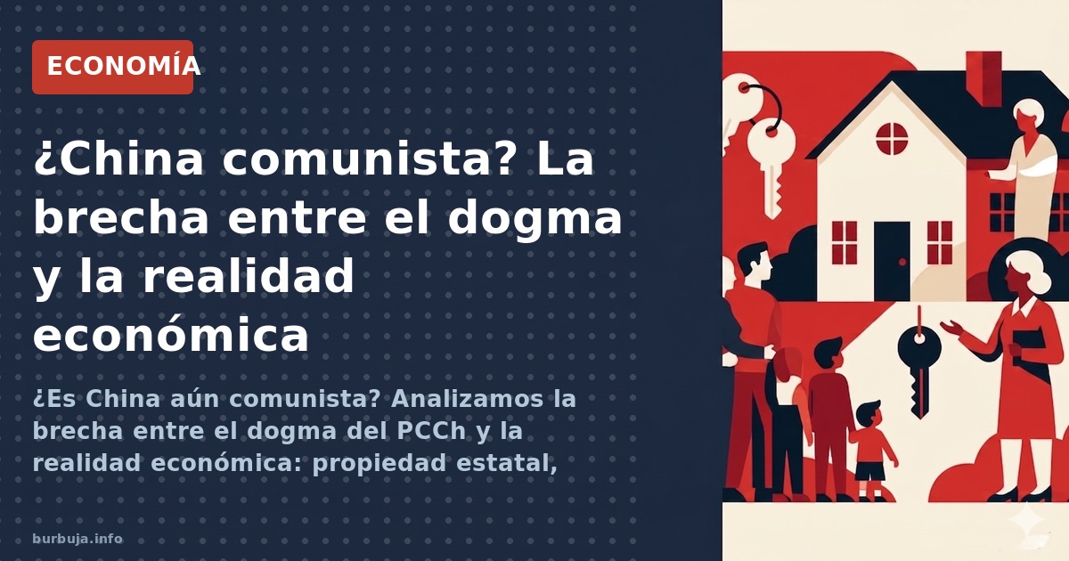¿Es China aún comunista? Analizamos la brecha entre el dogma del PCCh y la realidad económica: propiedad estatal, capitalismo