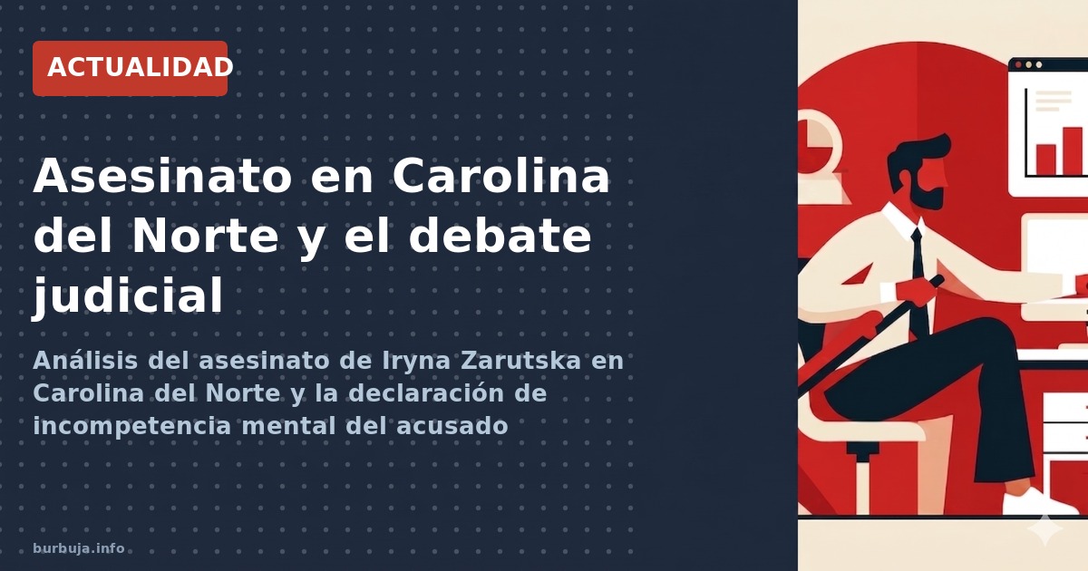Análisis del asesinato de Iryna Zarutska en Carolina del Norte y la declaración de incompetencia mental del acusado