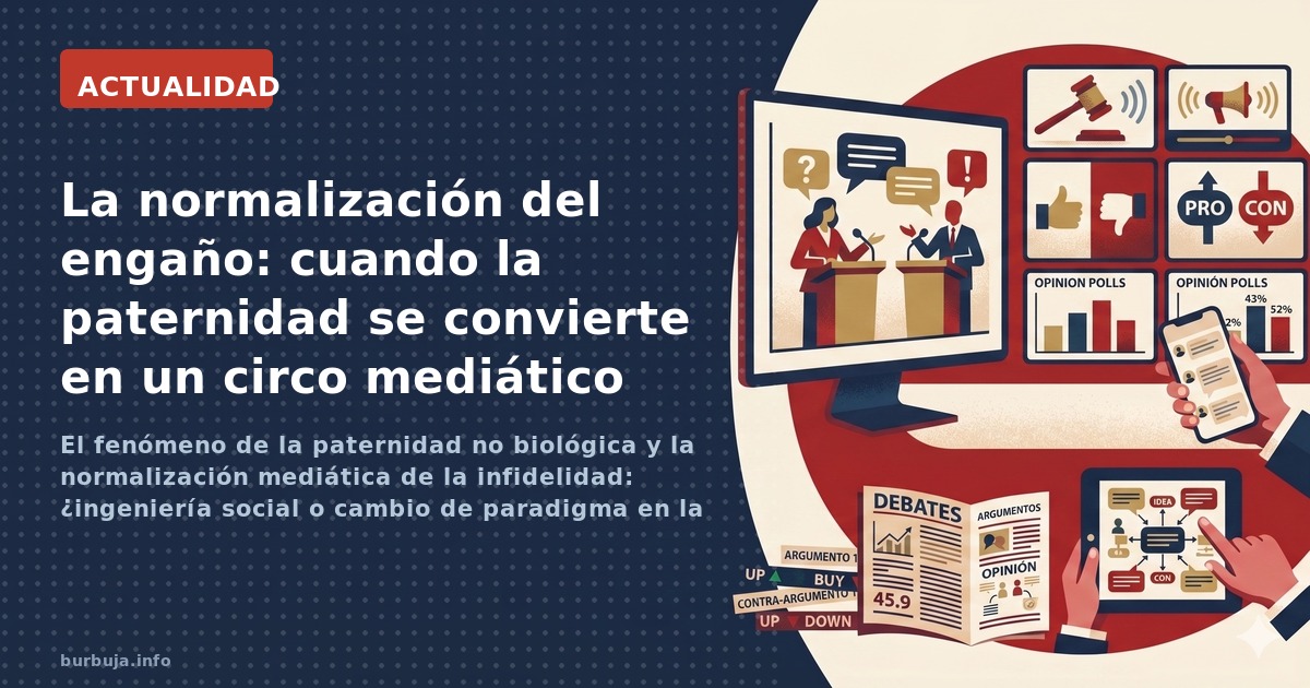 El fenómeno de la paternidad ajena y la normalización de la infidelidad en la pareja moderna bajo la lupa de la ingeniería so