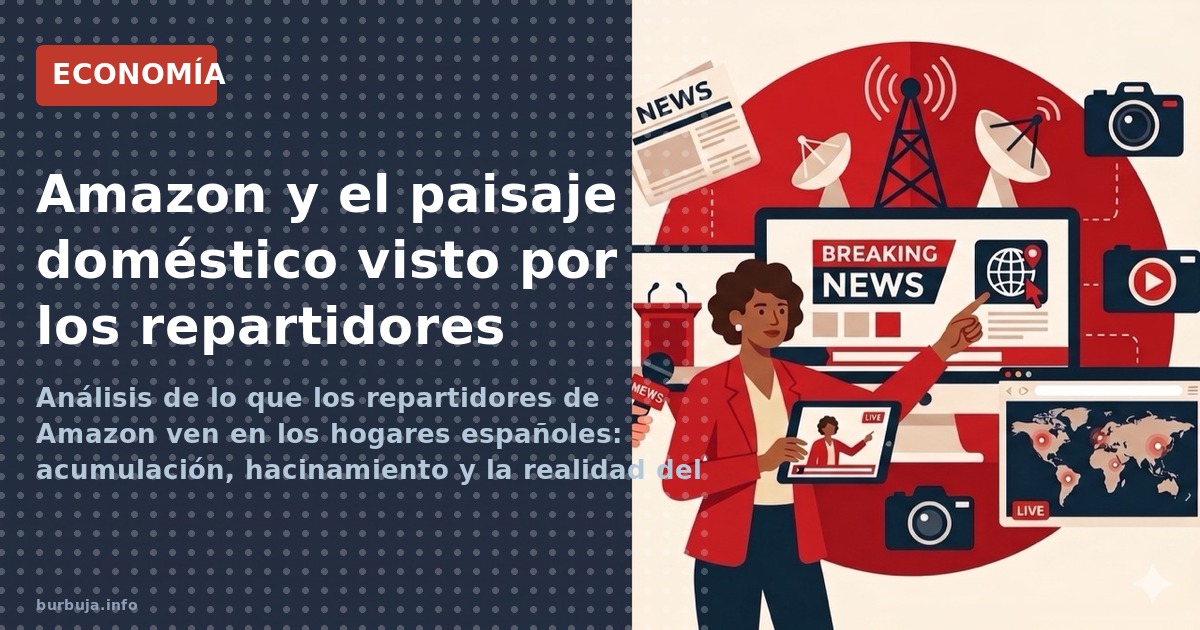 Análisis de lo que los repartidores de Amazon ven en los hogares españoles: acumulación, hacinamiento y la realidad del consu