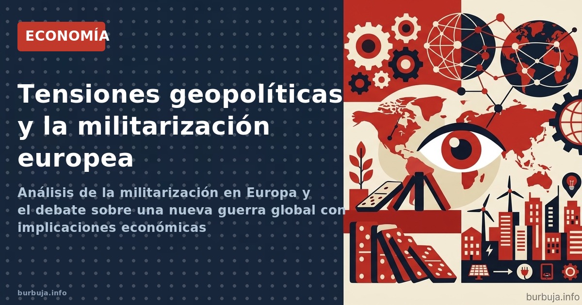 Análisis de la militarización en Europa y el debate sobre una nueva guerra global con implicaciones económicas