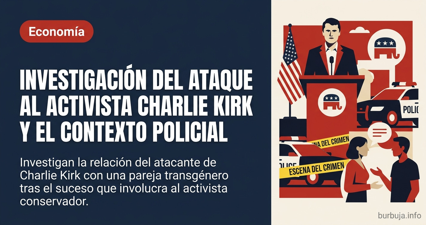 Investigan la relación del asesino de Charlie Kirk con una pareja transgénero tras el ataque al activista conservador