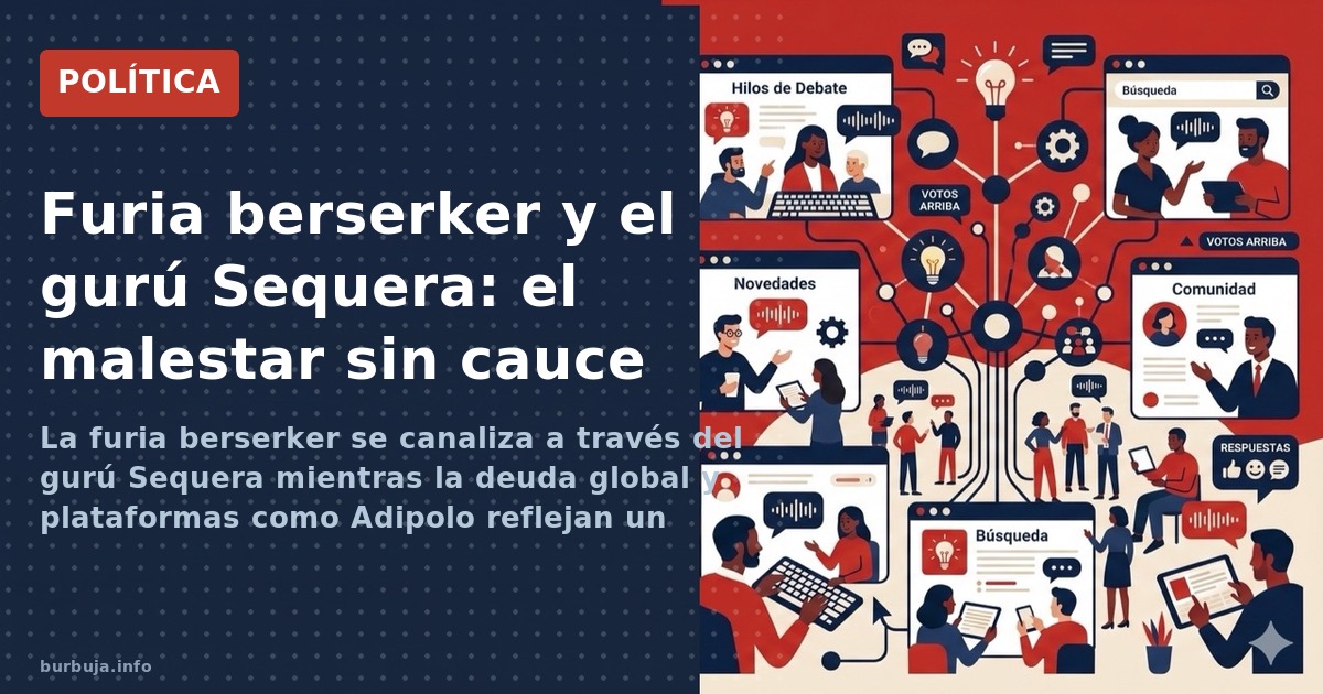La furia berserker se canaliza a través del gurú Sequera mientras la deuda global y plataformas como Adipolo reflejan un male