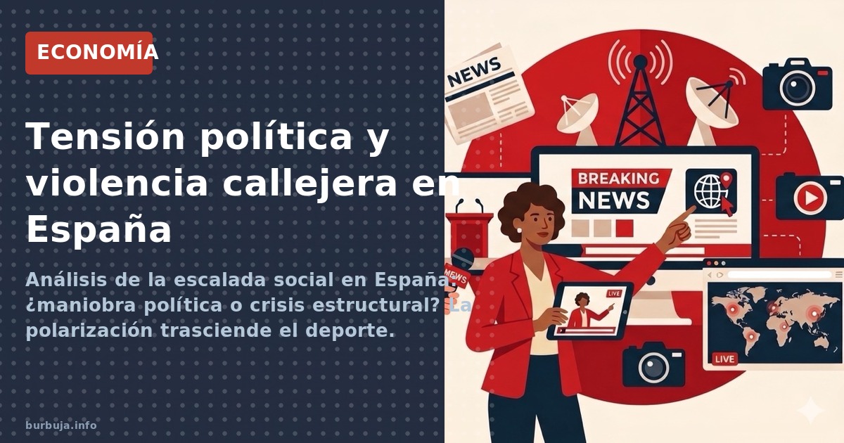 Análisis de la escalada social en España: ¿maniobra política o crisis estructural? La polarización trasciende el deporte.
