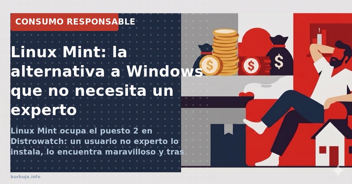 Linux Mint ocupa el puesto 2 en Distrowatch: un usuario no experto lo instala, lo encuentra maravilloso y tras seis meses no 