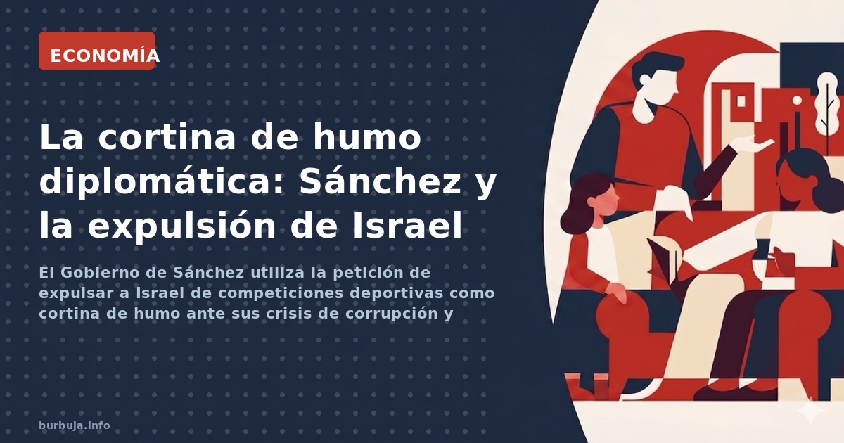 El Gobierno de Sánchez utiliza la petición de expulsar a Israel de competiciones deportivas como cortina de humo ante sus cri
