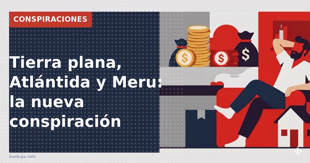 La Atlántida según los terraplanistas