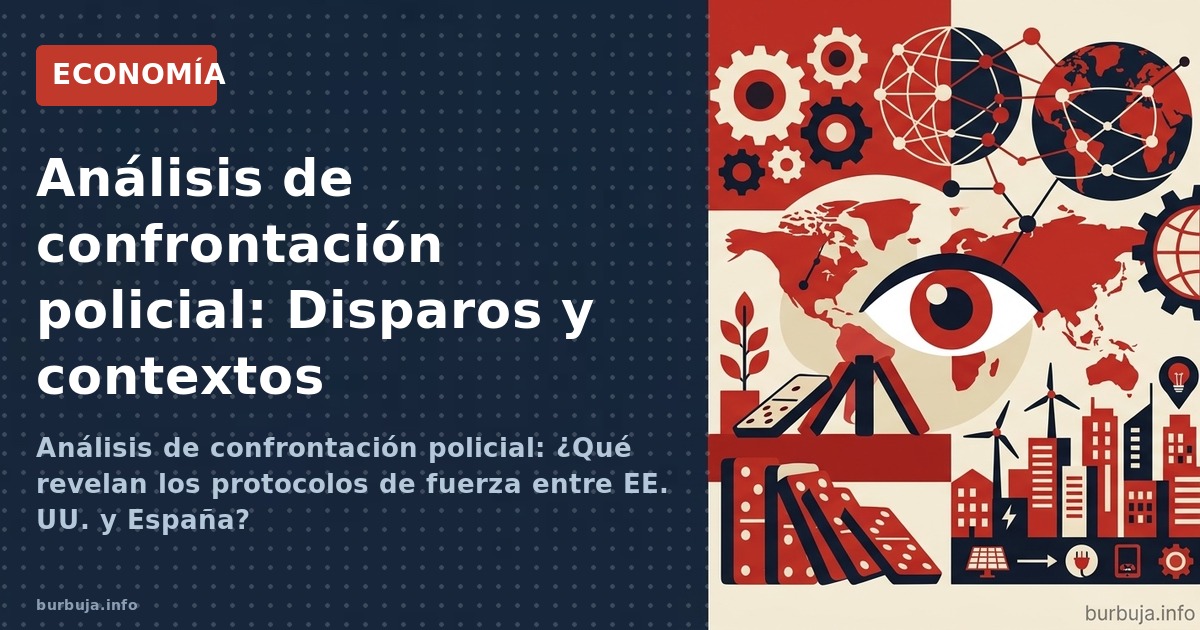 Análisis de confrontación policial: ¿Qué revelan los protocolos de fuerza entre EE. UU. y España?