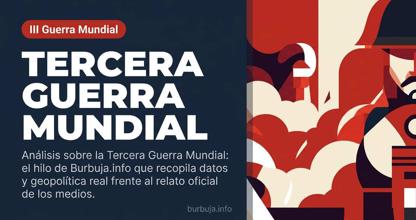 Mapa de Europa con siluetas de buques de guerra y humo lejano en el horizonte, ilustración sobria sobre la tercera guerra mun
