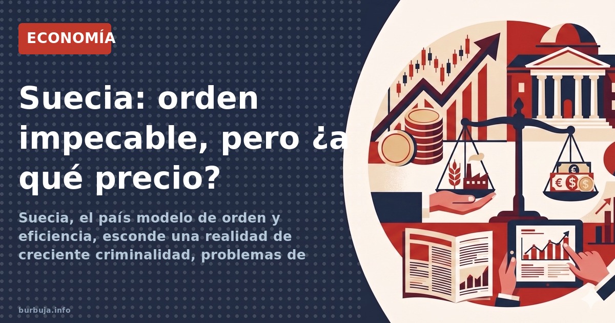 Suecia, el país modelo de orden y eficiencia, esconde una realidad de creciente criminalidad, problemas de integración y un m