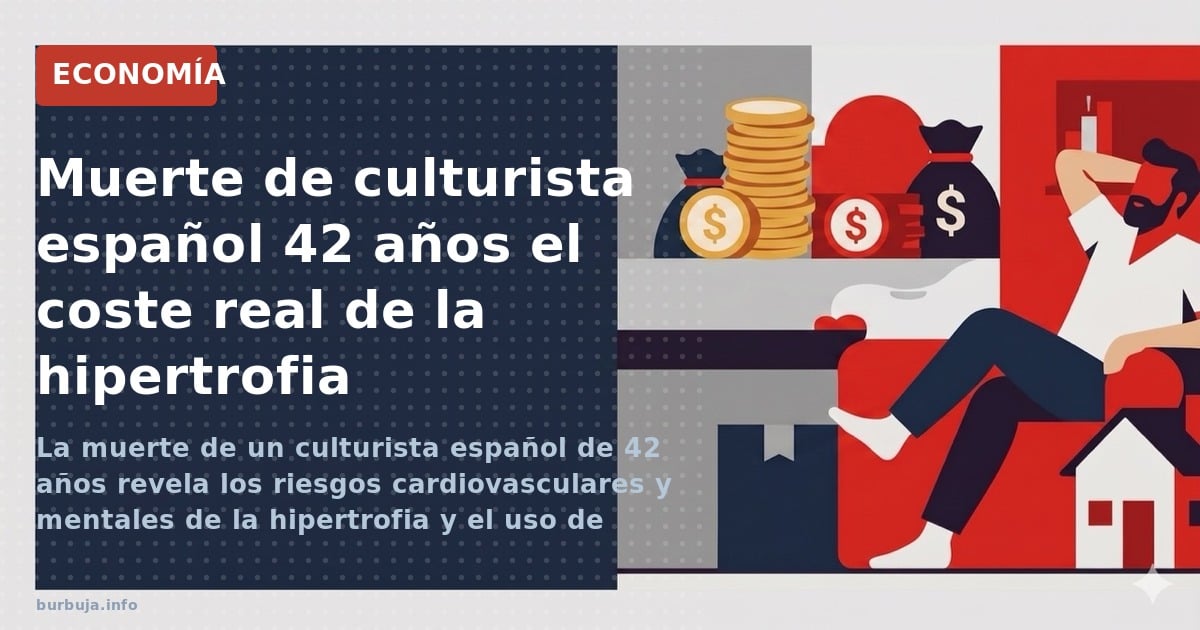 La muerte de un culturista español de 42 años revela los riesgos cardiovasculares y mentales de la hipertrofia y el uso de an