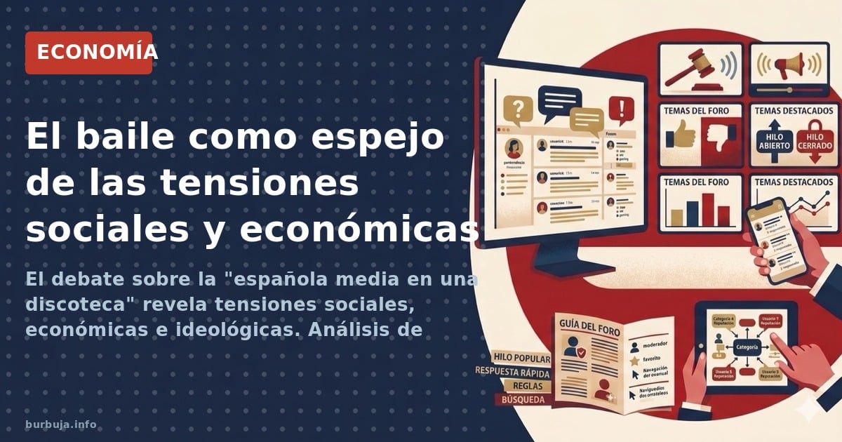 El debate sobre la "española media en una discoteca" revela tensiones sociales, económicas e ideológicas. Análisis de estereo