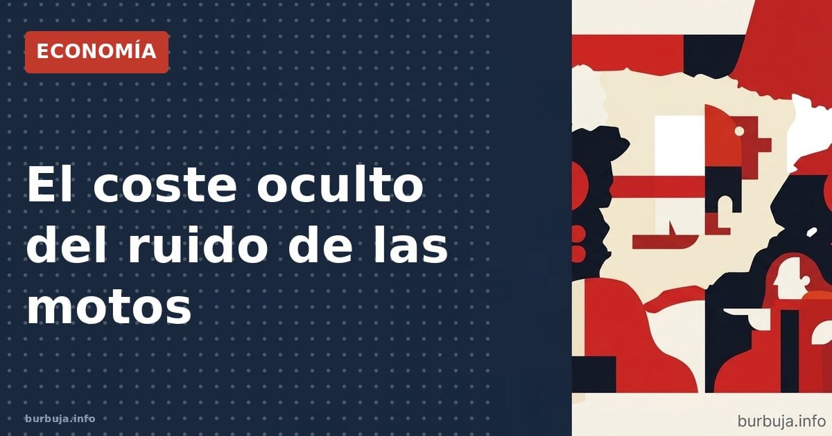 El coste oculto del ruido de las motos