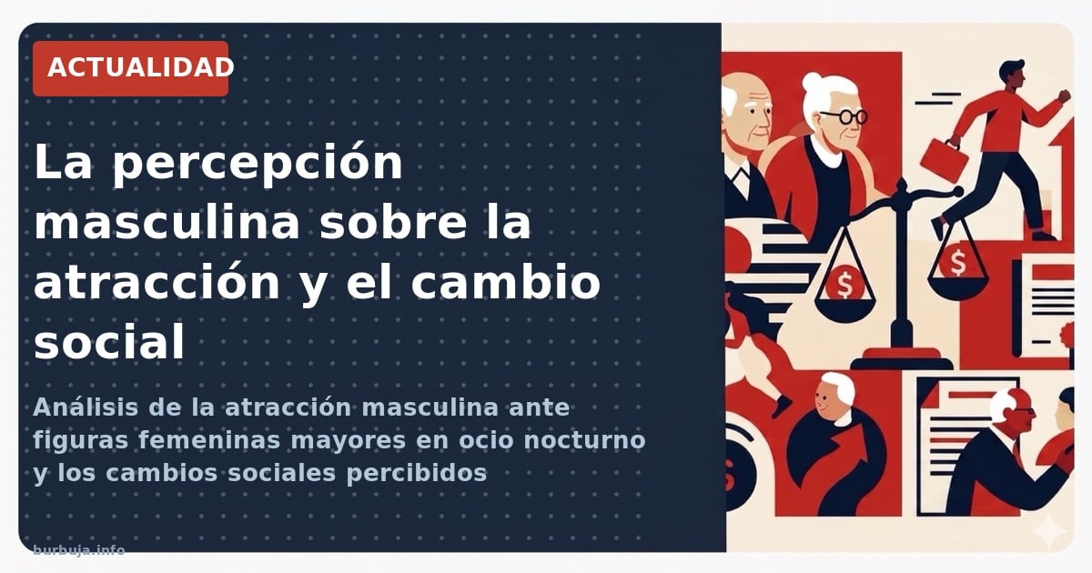 Análisis de la atracción masculina ante figuras femeninas mayores en ocio nocturno y los cambios sociales percibidos