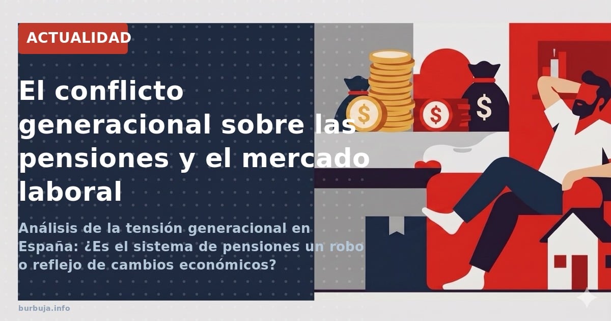 Análisis de la tensión generacional en España: ¿Es el sistema de pensiones un robo o reflejo de cambios económicos?