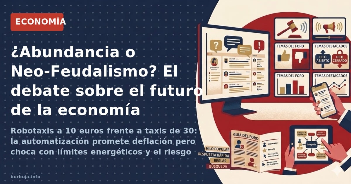 ¿Abundancia o Neo-Feudalismo? El debate sobre el futuro de la economía