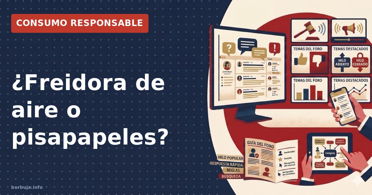 ¿Freidora de aire o pisapapeles?