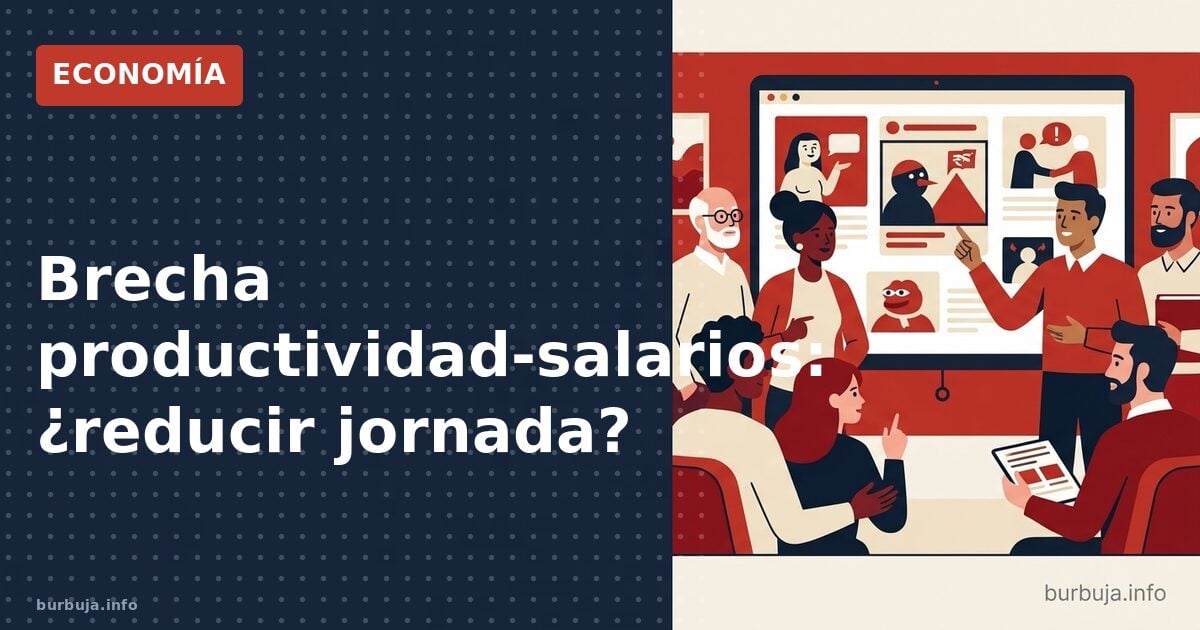 Brecha productividad-salarios: ¿reducir jornada?