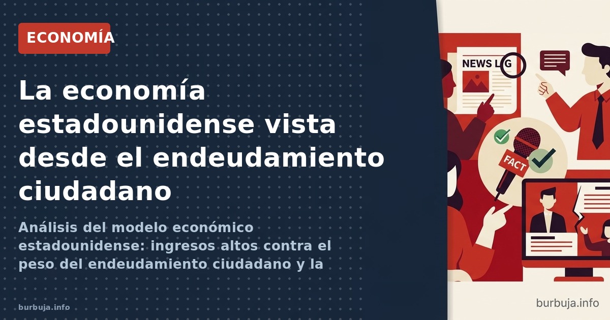 Análisis del modelo económico estadounidense: ingresos altos contra el peso del endeudamiento ciudadano y la sanidad privada