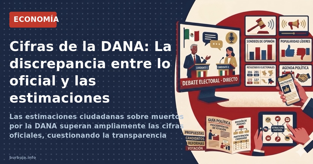 Las estimaciones ciudadanas sobre muertos por la DANA superan ampliamente las cifras oficiales, cuestionando la transparencia