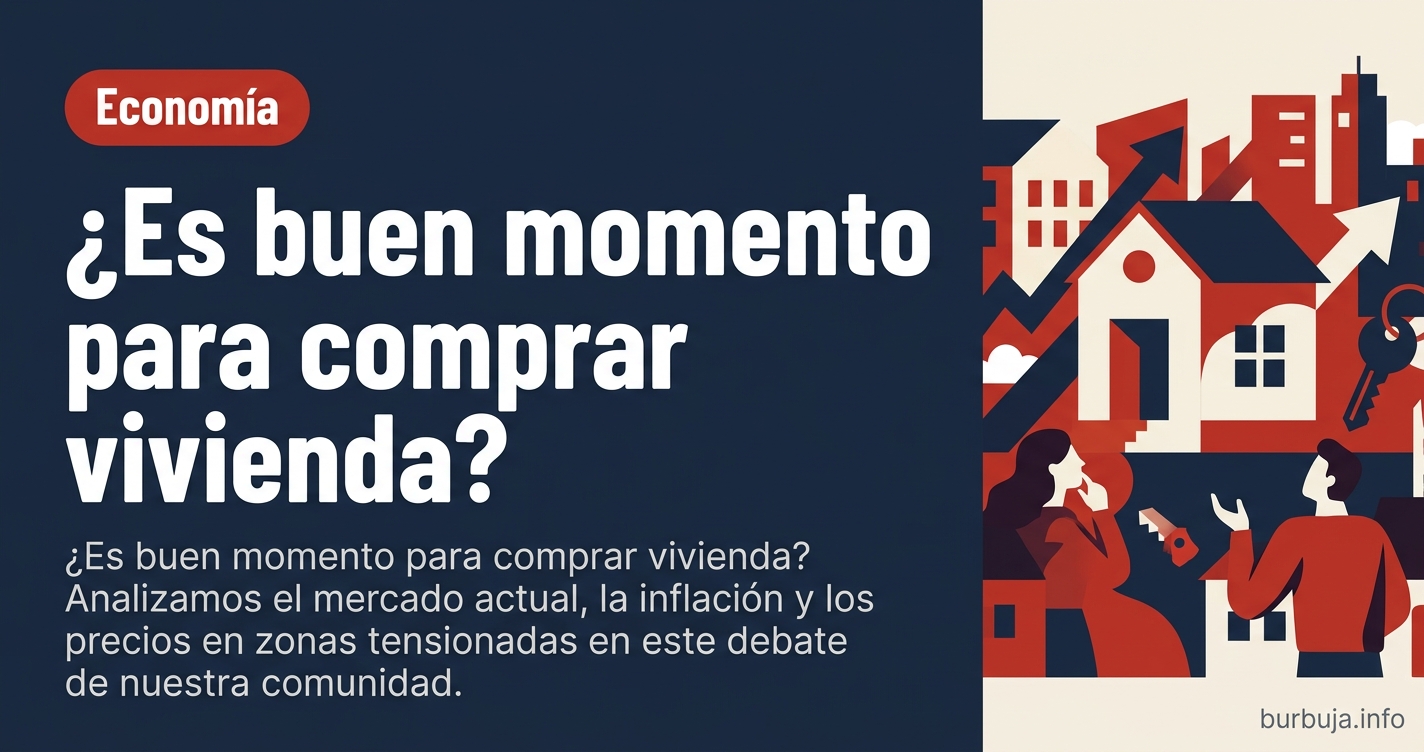 ¿Es buen momento para comprar vivienda? Analizamos el mercado actual, la inflación y los precios en zonas tensionadas en este