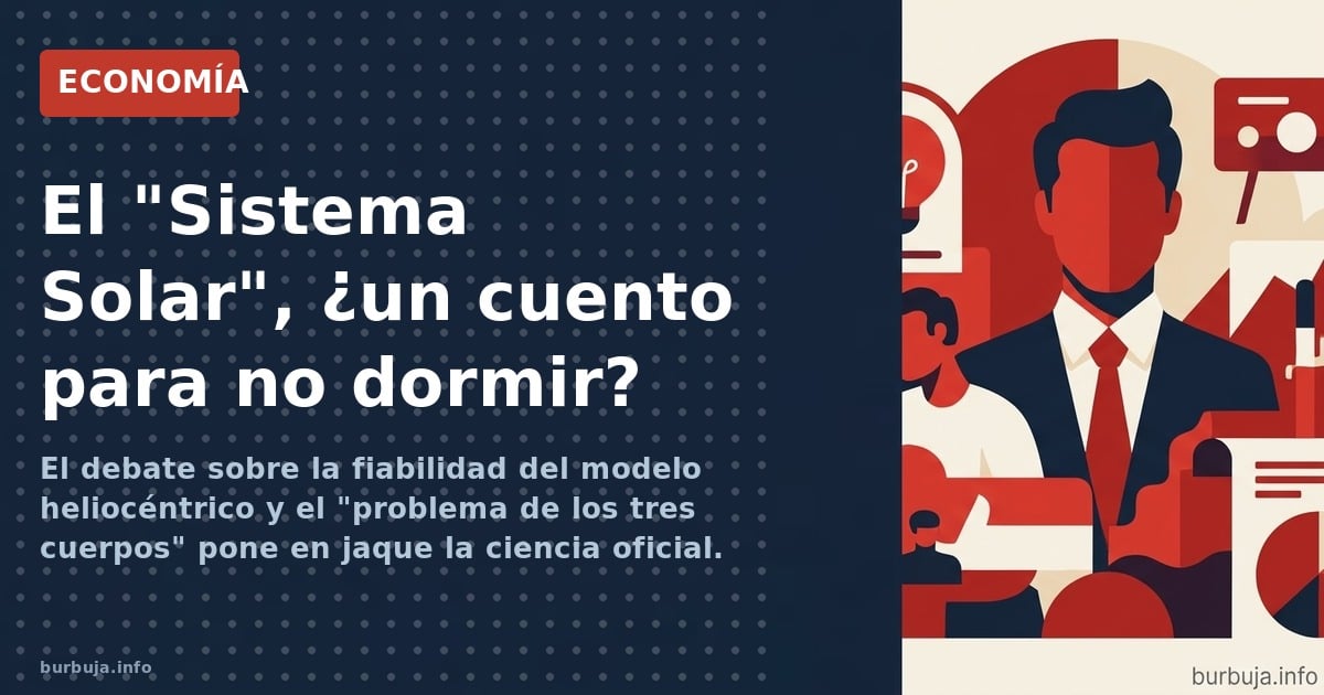 El debate sobre la fiabilidad del modelo heliocéntrico y el "problema de los tres cuerpos" pone en jaque la ciencia oficial. 