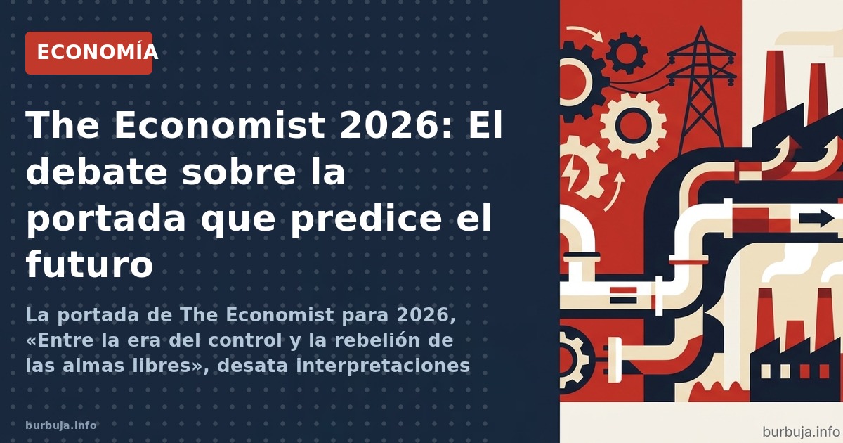 La portada de The Economist para 2026, «Entre la era del control y la rebelión de las almas libres», desata interpretaciones 