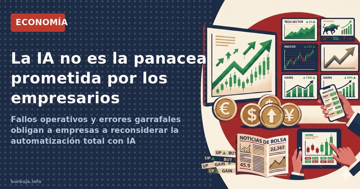 La IA no es la panacea prometida por los empresarios
