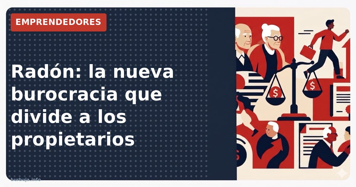 Radón: la nueva burocracia que divide a los propietarios