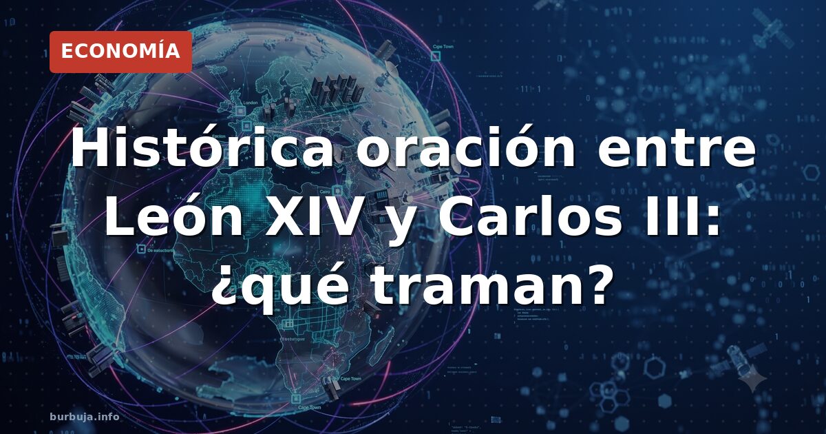 Histórica oración entre León XIV y Carlos III: ¿qué traman?