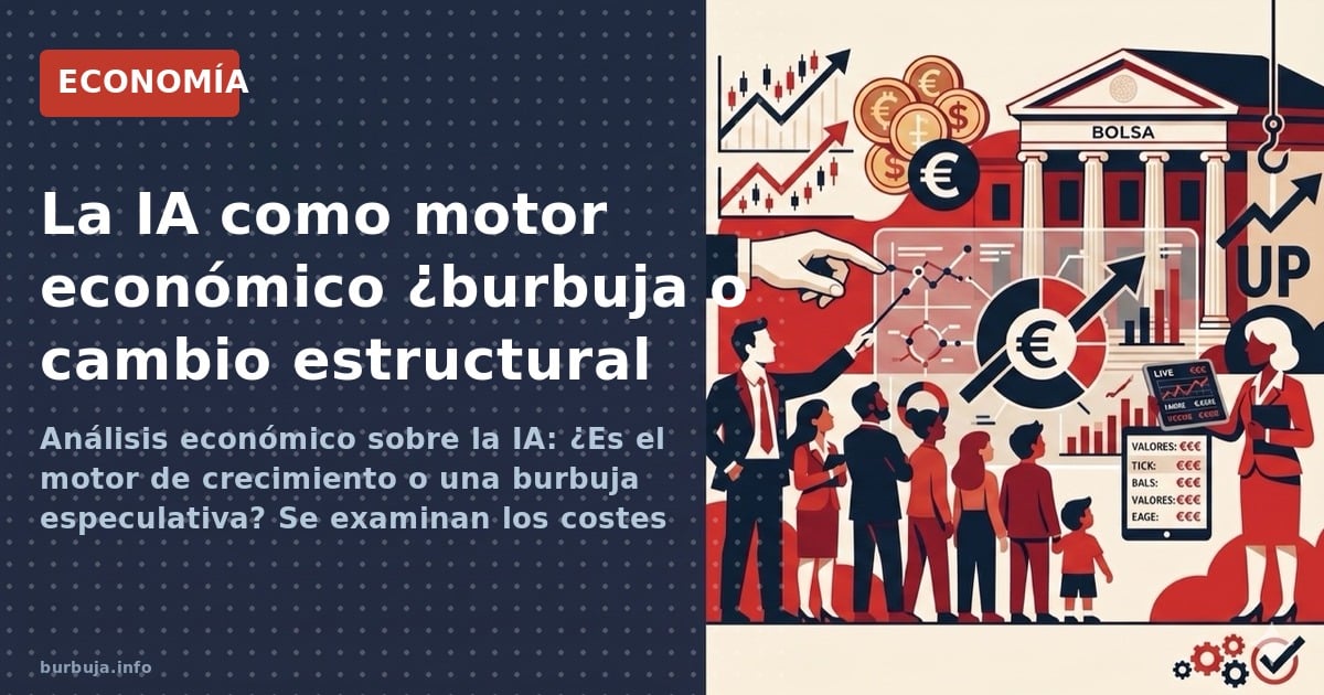 Análisis económico sobre la IA: ¿Es el motor de crecimiento o una burbuja especulativa? Se examinan los costes energéticos y 