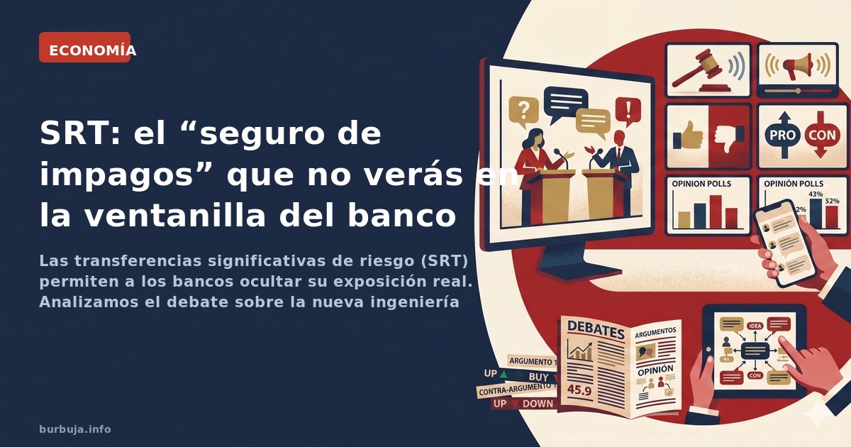 Las transferencias significativas de riesgo (SRT) permiten a los bancos ocultar su exposición real. Analizamos el debate sobr