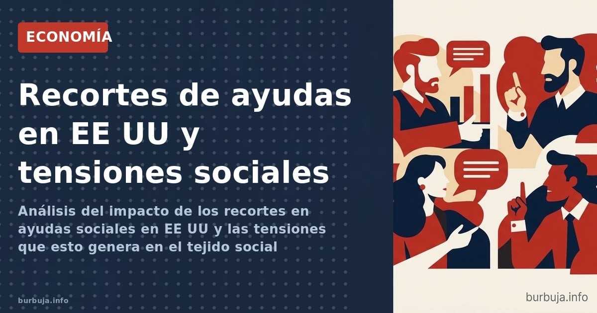 Análisis del impacto de los recortes en ayudas sociales en EE UU y las tensiones que esto genera en el tejido social