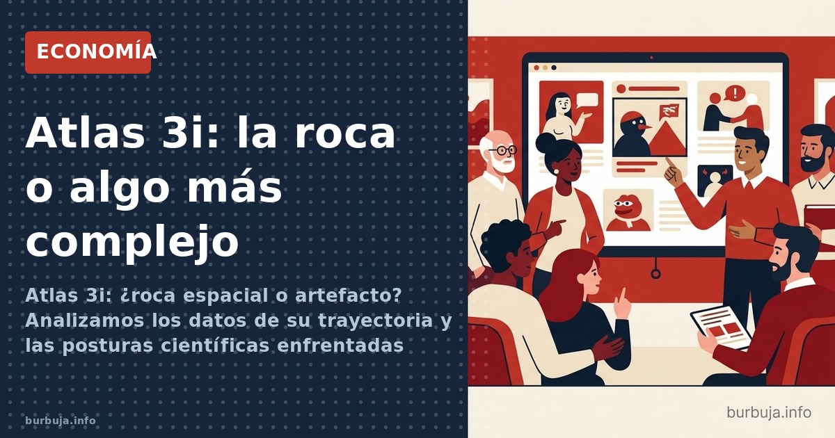 Atlas 3i: ¿roca espacial o artefacto? Analizamos los datos de su trayectoria y las posturas científicas enfrentadas