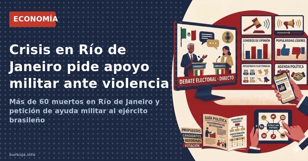 Más de 60 muertos en Río de Janeiro y petición de ayuda militar al ejército brasileño