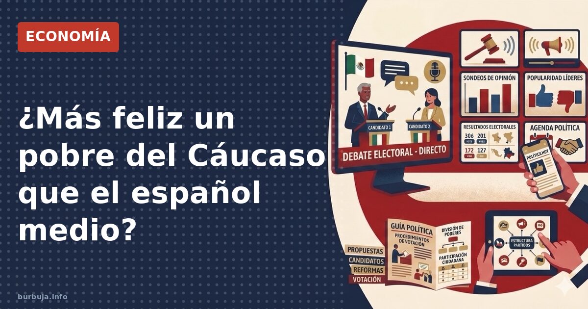 ¿Más feliz un pobre del Cáucaso que el español medio?