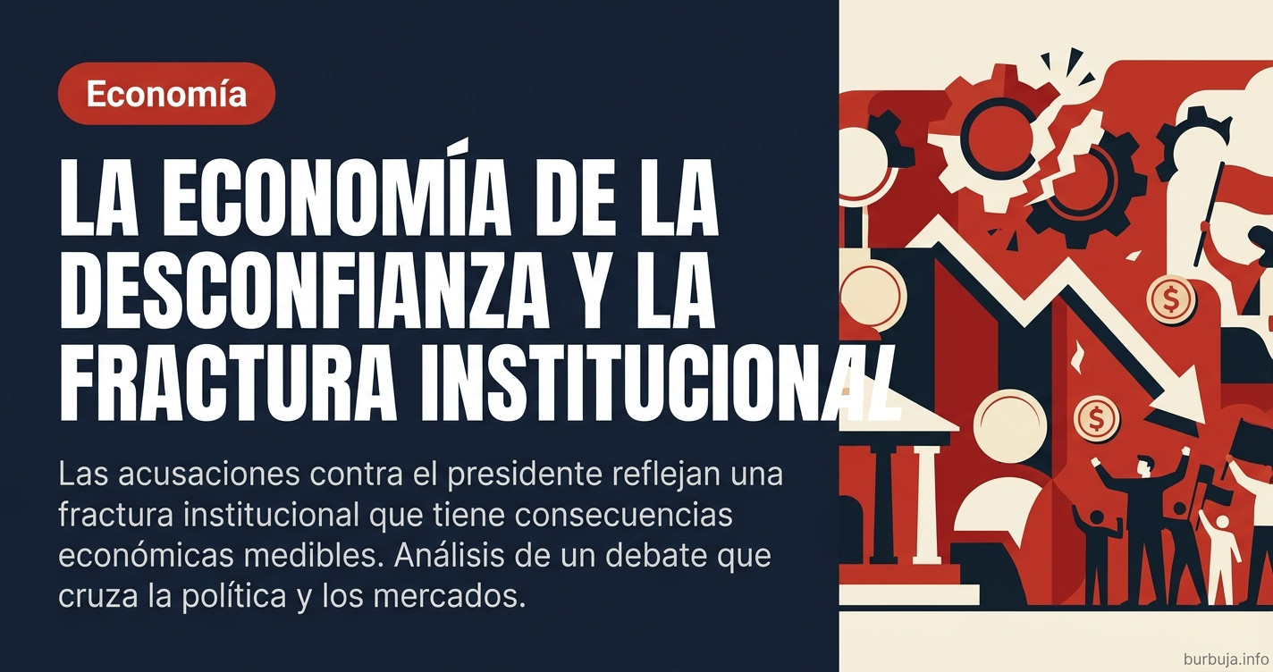 Las acusaciones de asesinato contra el presidente reflejan una fractura institucional que tiene consecuencias económicas medi