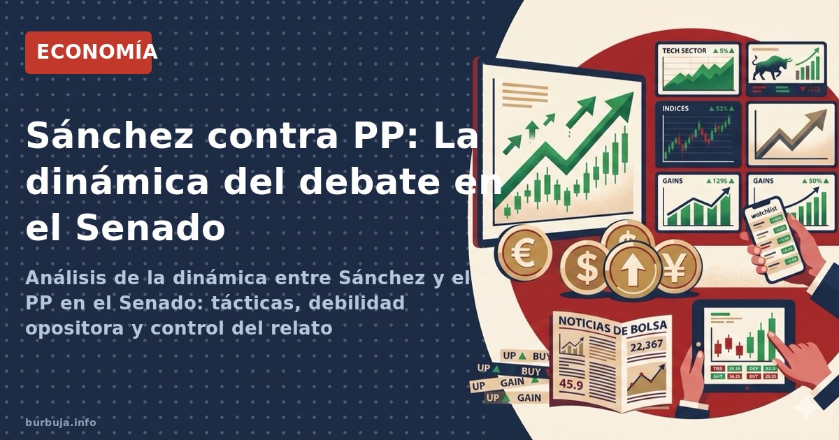 Análisis de la dinámica entre Sánchez y el PP en el Senado: tácticas, debilidad opositora y control del relato