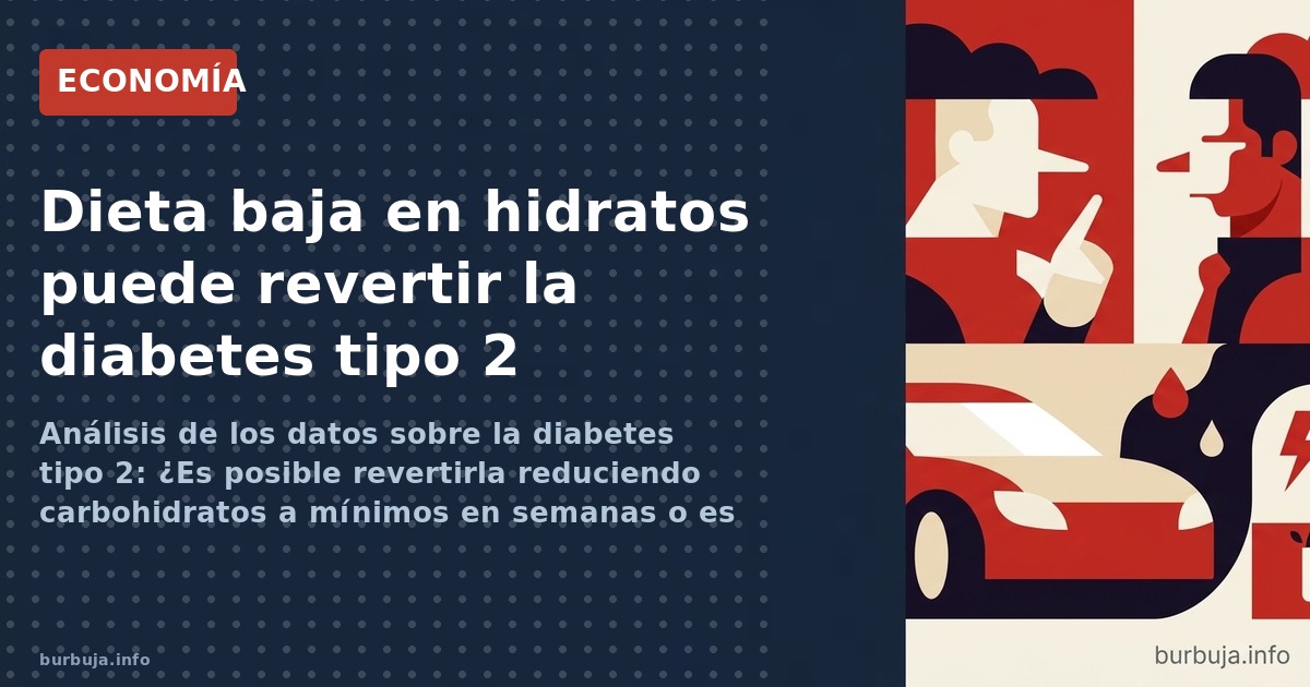 Análisis de los datos sobre la diabetes tipo 2: ¿Es posible revertirla reduciendo carbohidratos a mínimos en semanas o es sol