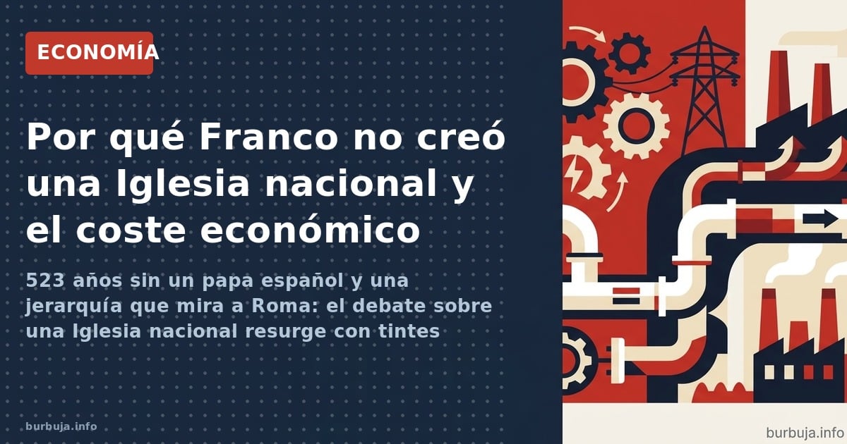 523 años sin un papa español y una jerarquía que mira a Roma: el debate sobre una Iglesia nacional resurge con tintes económi