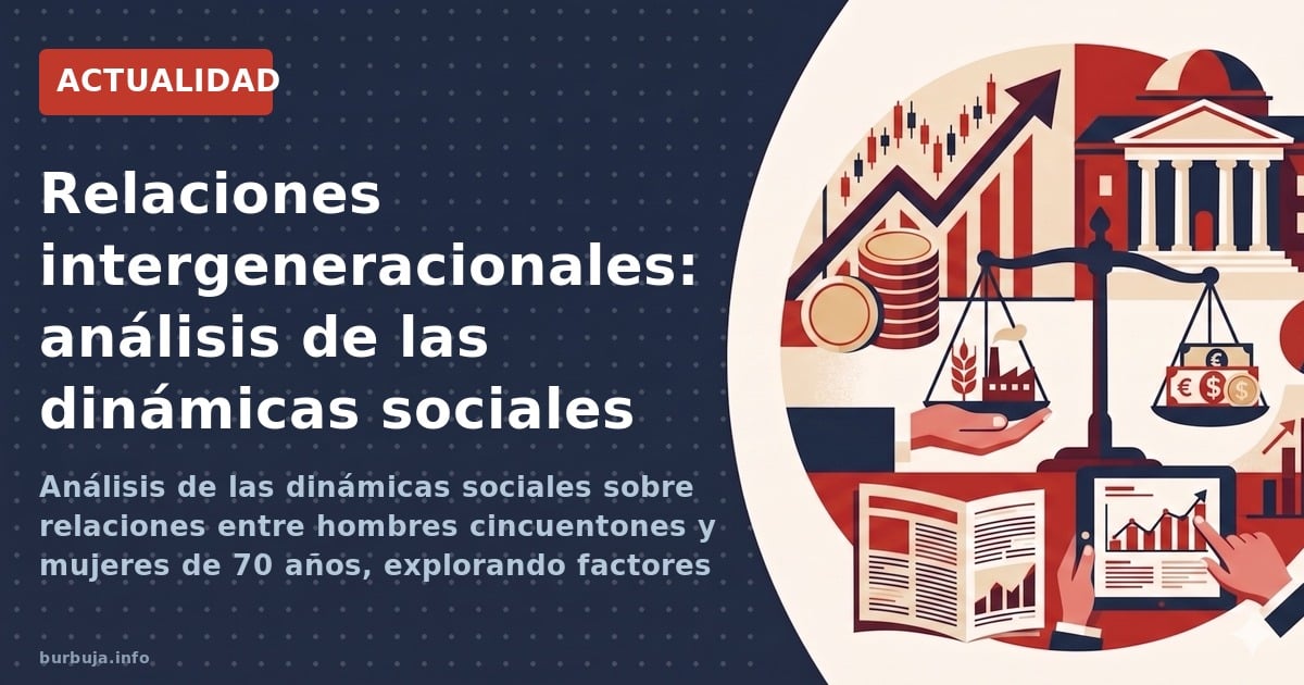 Análisis de las dinámicas sociales sobre relaciones entre hombres cincuentones y mujeres de 70 años, explorando factores biol