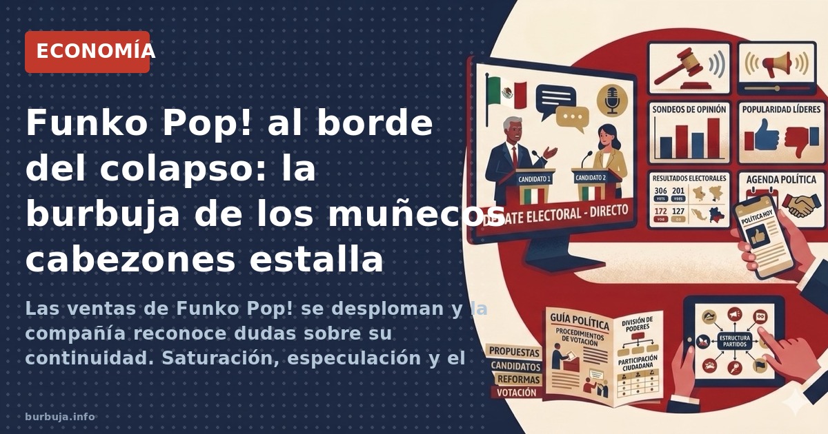 Las ventas de Funko Pop! se desploman y la compañía reconoce dudas sobre su continuidad. Saturación, especulación y el auge d