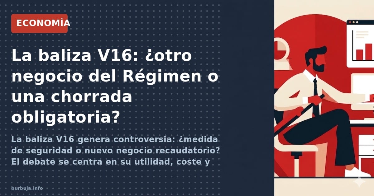 La baliza V16 genera controversia: ¿medida de seguridad o nuevo negocio recaudatorio? El debate se centra en su utilidad, cos